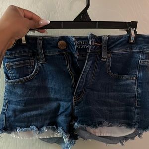 Gently Worn American Eagle Super Stretch Hi-Rise Jean Shorts SIZE 2